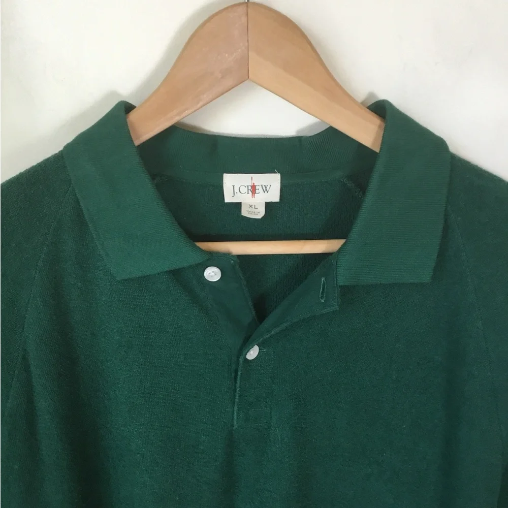 J. Crew Men’s‎ Textured Terry Short Sleeve Polo Shirt